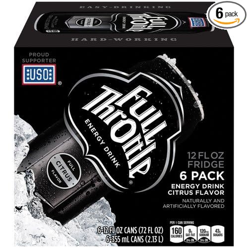 6 Pack - Full Throttle Energy Drink - Citrus - 12oz.