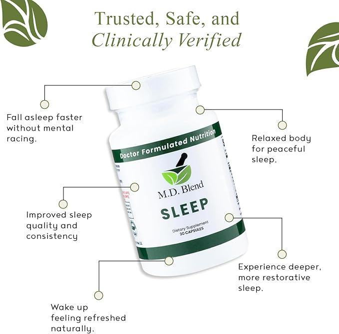 Sleep - Natural Sleep Aids for Adults with l theanine Supplement Ashwagandha Magnesium Valerian Root Melatonin - Non-Habit Forming Formula for Rejuvenating - 60 Capsules (Pack of 2)