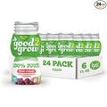 good2grow 100% Fruit Punch Flavored Juice for Kids - Juice Bottles Bulk 24 Pack Reusable Bottle No Sugar Added Good Source of Vitamin C - 6 fl oz Pack of 24 (Spill Proof Tops Not Included)