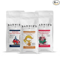 Barnie's Caramel Lovers Ground Coffee Variety Pack - 6 Bags of Medium Roasted Arabica Coffee Includes Creamy Buttery Caramel Santa's White Christmas and English Salted Toffee 12 oz Bags (Pack of 6