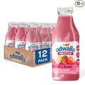 Odwalla Smoothie - Fruit Smoothie Mix Ready to Drink Juice Blend No Added Sugar No preservatives - 13.9 oz Glass Bottles - Strawberry Banana