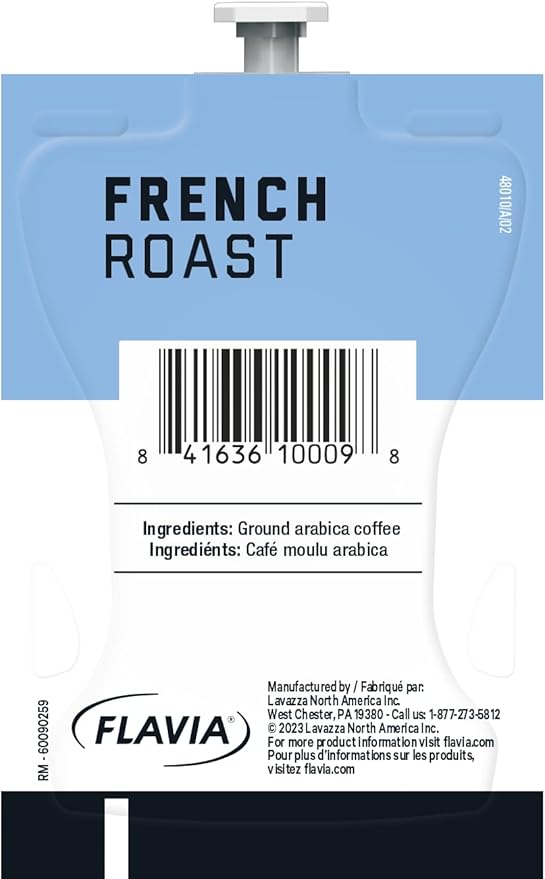 ALTERRA Coffee French Roast Single Serve Freshpacks for MARS DRINKS FLAVIA Brewer 20 Packets