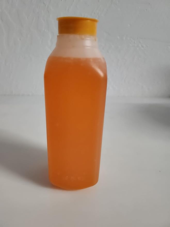 16 Oz. Empty HDPE Plastic Juice Bottles (16 Oz - Set of 12 &amp 12 Caps) with Orange Snap On Cap – Great for Homemade Juices Milk Smoothies Tea and Other Beverages - Food Grade BPA Free Made in US