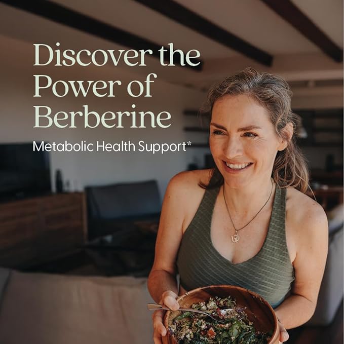 New Chapter Berberine Supplement - Super-Potent Berberine 1000 mg 30x Concentrated Indian Barberry Extract to Support Metabolic Health + Heart Health + Glucose Support Vegan Gluten Free 60 Count