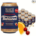 Blake’s Zero Proof American Fashioned Sparkling Mocktail – Non Alcoholic Carbonated Juice Beverage Gluten Free Bold Citrus Apple Cherry Inspired Flavor Lightly Carbonated Cocktail-Inspired Drink