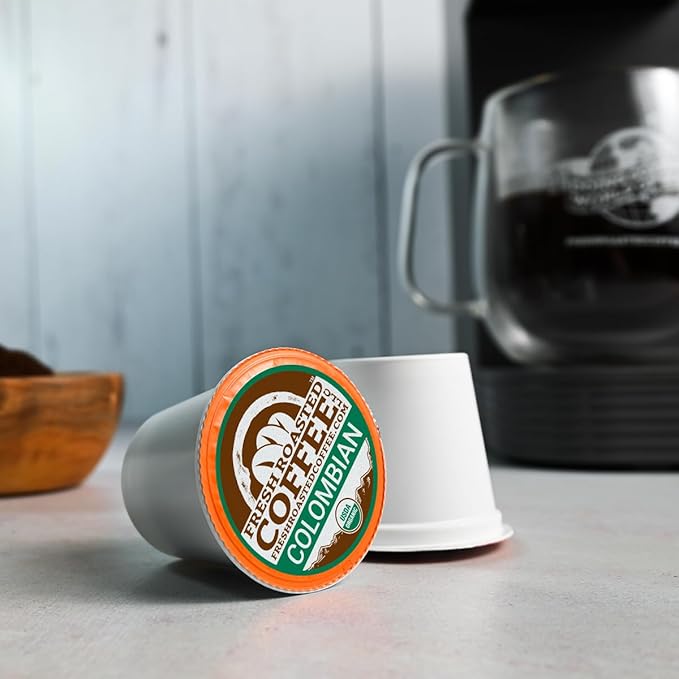 Fresh Roasted Coffee Organic Single-Origin Variety Pack | USDA Organic Kosher | K-Cup Compatible 96 Pods
