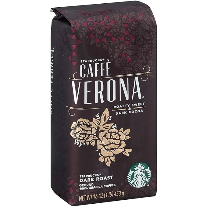 Starbucks Caffe Verona Dark Roast Ground Coffee