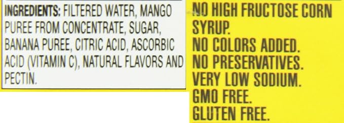 Langers Juice Mango Banana Nectar 64 Fl Oz (Pack of 8)