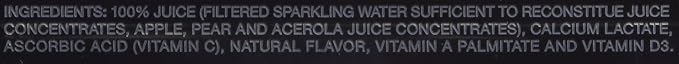 Envy Sparkling 100% Fruit Juice Fuji Apple 8oz (Case of 24)