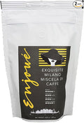 Enjoué Exquisite Milano Miscela di Caffe Ground Coffee Gourmet Italian Coffee 80% Arabica / 20% Robusta 8.8oz/250g (Pack of 2)