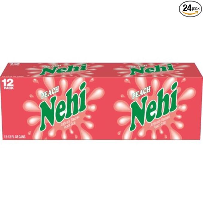 Nehi Peach Soda 12 Ounce (24 Cans)
