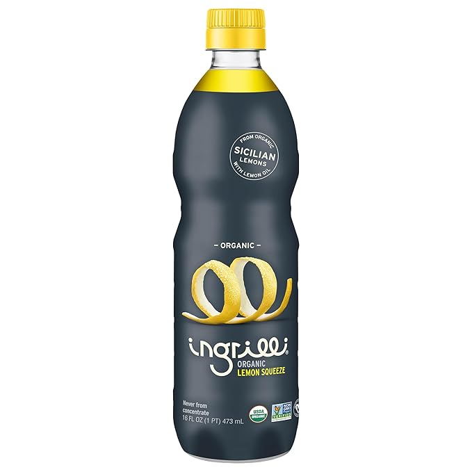 Ingrilli Organic Lemon Squeeze 16 Fl Oz Bottle (Pack of 6)
