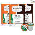 Fresh Roasted Coffee Organic Papua New Guinea | USDA Organic 100% Single Origin Kosher | Medium Roast 72 Pods for K Cup Brewers