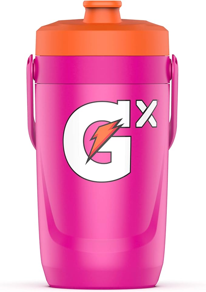 Gatorade Gx Performance Jug 64oz Leakproof Non Slip Grip Great for Athletes Pink