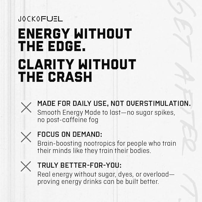 Jocko GO Energy Drink - Keto Vitamin B12 Vitamin B6 Electrolytes L Theanine Magnesium- Energy Boost Sugar Free Nootropic Monk Fruit Blend - 12 Pack (Sour Apple)