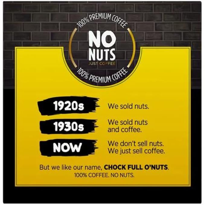 Chock Full o’ Nuts Original Roast Medium Roast K-Cups – Compatible with Keurig Pods K-Cup Brewers (1 Pack of 32 Single-Serve Cups)