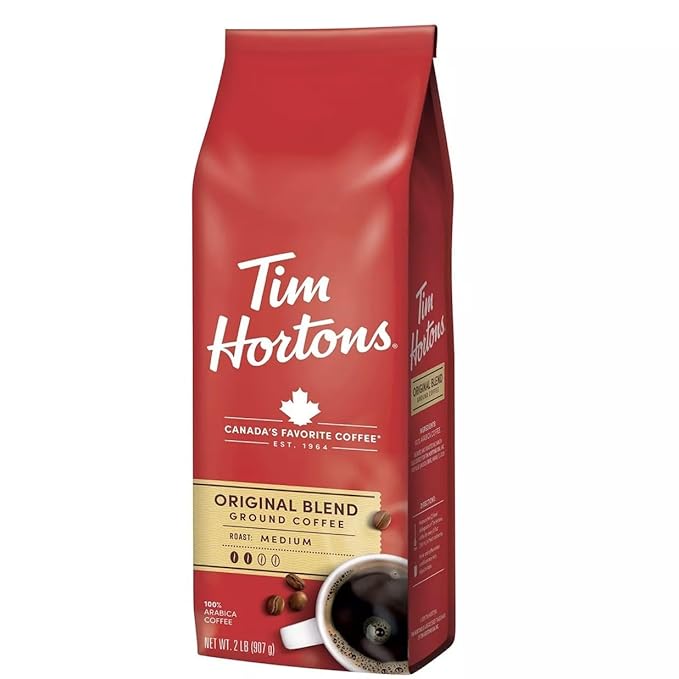 Tims Hortons Original Blend Ground Coffee Medium Roast 32 oz.