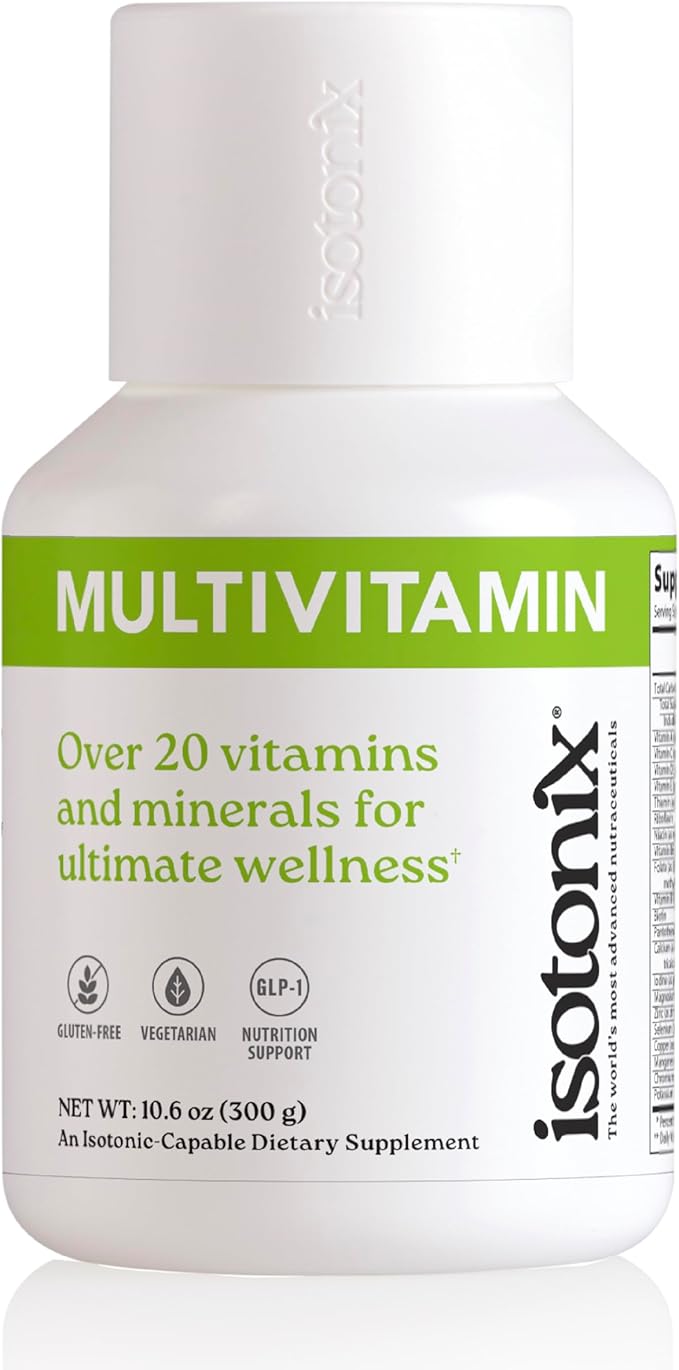 Isotonix Multivitamin Powder Without Iron – Methylated B Vitamins Antioxidant &amp Mineral Support – Fast-Mix Isotonic Delivery – Vegetarian Gluten-Free Non-GMO – Natural Fruit Flavor – 90 Serving