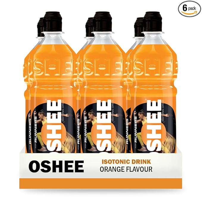 OSHEE ORANGE isotonic Drink 750ml (Pack of 6) - Addition of vitamins and L-carnitine – Sugar Free – Hydration – Vitamin Drinks