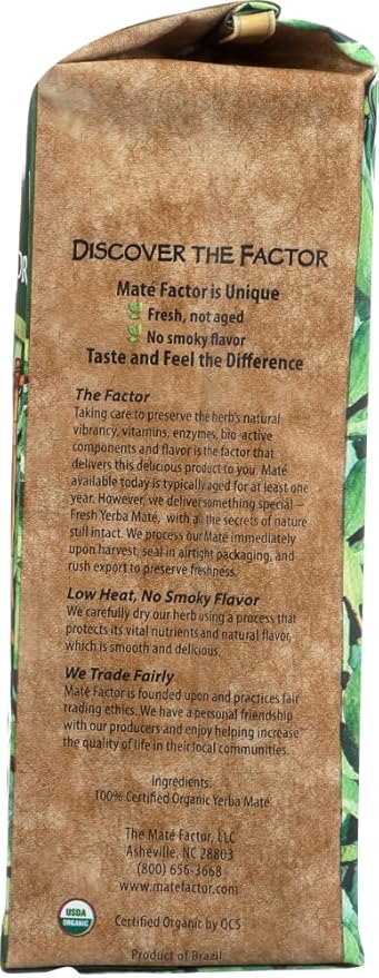 Organic Yerba Mate Fresh Green Loose Herb Tea 2 Packs (12 oz (340 g))