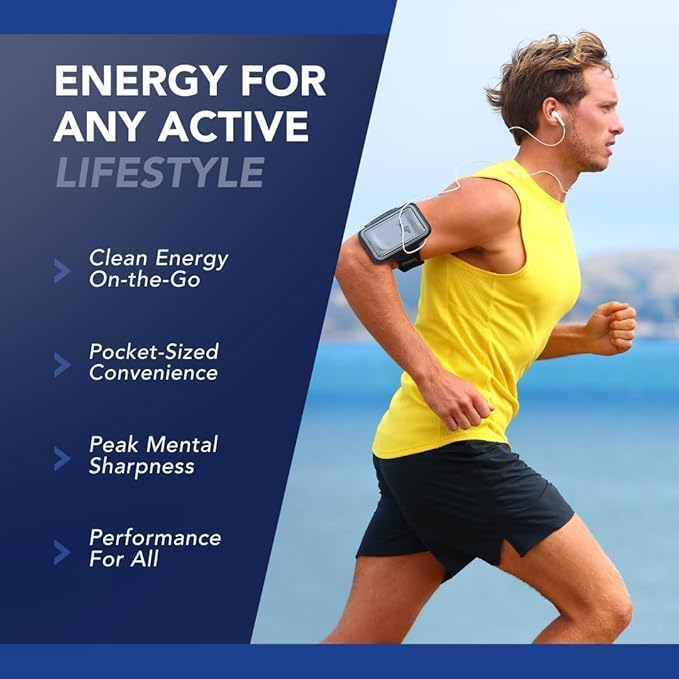 Mushroom Nootropic Pouches - 600mg Organic Mushroom Energy Ultra Pouches with Lion's Mane Reishi Cordyceps for Focus &amp Clean Energy - Zero Caffeine or Sugar (5 Can Pack Blue Razz)