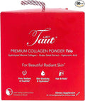 TAUT Collagen Powder for Women - Pure Marine Hydrolyzed Collagen Powder Sachet for Younger Looking Skin - 1500 Mg Hydrolyzed Collagen Peptides with Hyaluronic Acid &amp Grape Seed Extract - 60 Sachet