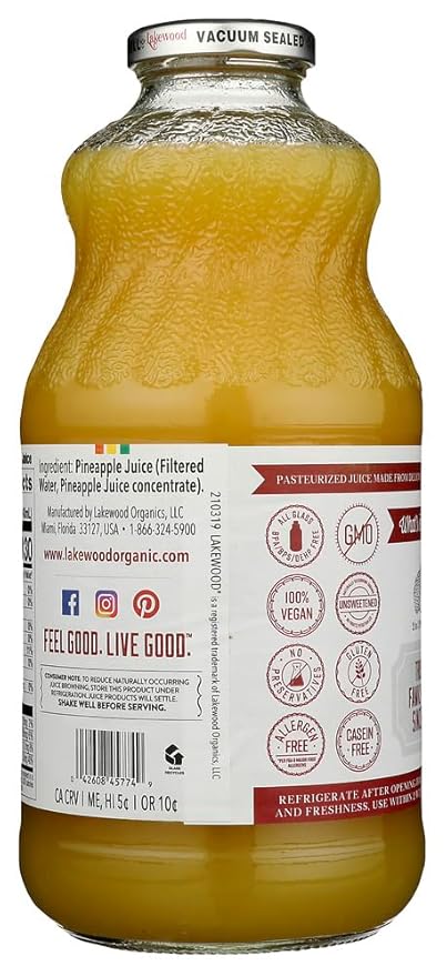 Juice Pure Pineapple 32 FO (Pack of 12) - Pack Of 12