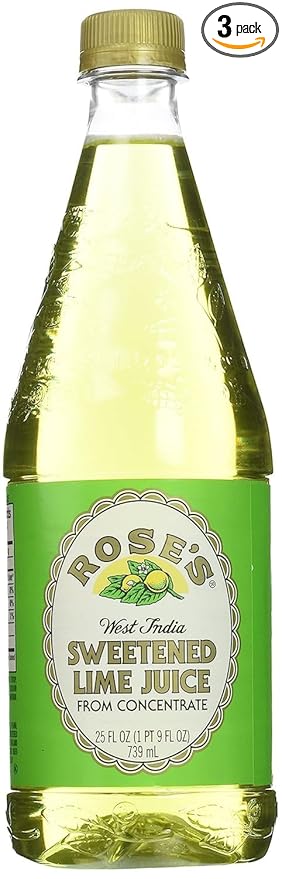 Rоsеs Juicе - Swееtеnеd Limе - 25 оz - 1 еach (Pack оf 3) - Bulk Buy