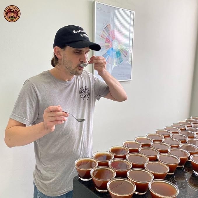 Brazilian Gold Coffee Decaf Tropicalia Gourmet Maple Syrup &amp Pecans Low Acidity 100% Arabica Coffee Medium Roast Ground 12 oz