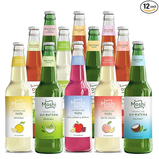 Moshi Sparkling Drinks - Moshi Variety Pack (12 Bottles)