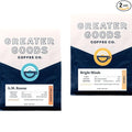 Bean Box Sampler - Roasted by Greater Goods Co. 2-Pack Freshly Ground Coffee Gourmet Coffee