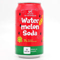 SFCbio Fizzy Sparkling Drink Sweet Watermelon Soda Up 3% of Real Korean Watermelon Juice (11.83oz * 24EA)