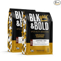 BLK &amp Bold Ground Coffee Coffee-ish Decaf Medium Roast 100% Arabica Coffee Beans Chocolate Graham Fruit Notes Fresh Roasted Decaf Coffee for Drip French Press Cold Brew &amp Espresso 12 oz