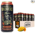 Thirsty Vaquero Mango Habanero Flavored soda (Mango Muerte) Mexican-inspired soda Real Fruit Juice &amp Savory Spices Made with Organic Agave Low Calorie Natural Juice 16 oz Cans 12-Pack