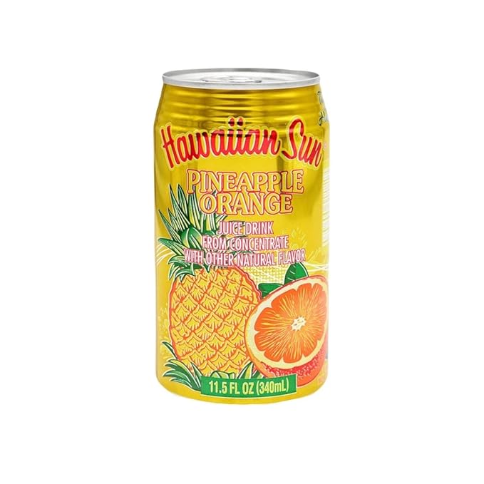 Hawaiian Sun Luau Party Pack Tropical Fruit Juice Drink Variety Mix Flavor Non Carbonated RcTechDistro Bundle Box 11.5 Fl Oz Per Can Pack of 12 (Luau Party Pack 1)
