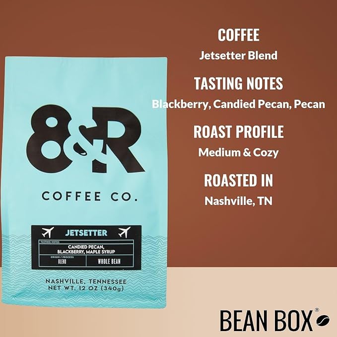 Bean Box Sampler - Roasted by 8th &amp Roast Co. 3-Pack Whole Bean Coffee Gourmet Coffee