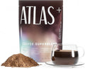 Atlas+ Mushroom Coffee Superblend– Premium Coffee with Collagen Probiotics D3 &amp B12 Lion’s Mane Reishi Cordyceps– for Energy Focus Immunity &amp Gut Health– 28 Servings (1 Bag)