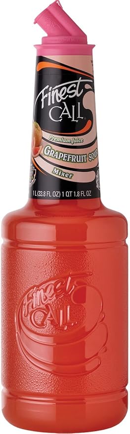 Finest Call Premium Juice Grapefruit Sour Drink Mix 1 Liter Bottle (33.8 Fl Oz)
