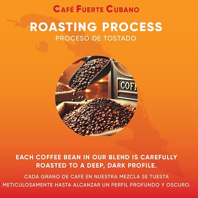 Café Fuerte Cubano Aluminum Espresso Capsules Compatible with Nespresso Original Machines Dark Roast Intensity 13 High Caffeine Recyclable Coffee Pods Roasted and Packaged in USA (80 Count)