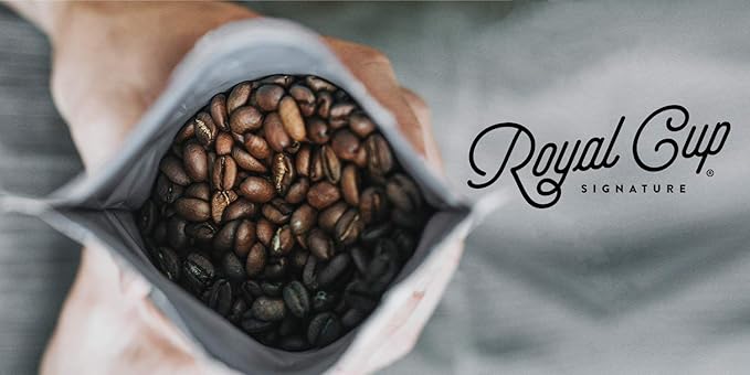 Royal Cup Signature French Roast Medium Roast Ground Coffee 42 Count of 2.5 oz. Pre-Portioned Bags