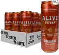Alive Energy ORIGINAL Guayusa Tea Clean Energy Drink with Antioxidants Original 12 fl oz 150mg Caffeine