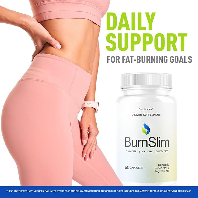 Burn Slim Capsules - Official BurnSlim Weight Pills Advanced Premium Formula Support All Natural Burn Slim Vitamin Supplement for Overall Health &amp Wellness Reviews 60 Capsules for 1 Month
