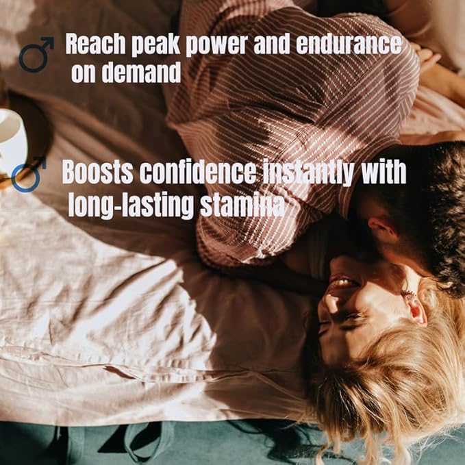 Male Enhancing Supplement – Fast Acting Pills for Men 3rd Party Lab Tested | Testosterone Booster Maca Root EpimediumTongkat Ali | 60 Capsules