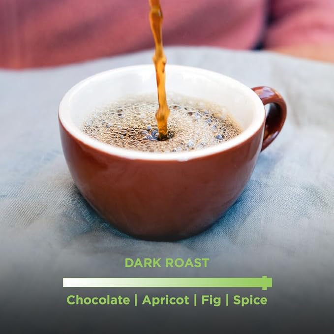 Tiny Footprint Coffee - Fair Trade Organic Nicaragua Segovia Dark Roast | Whole Bean Coffee | USDA Organic | Fair Trade Certified | Carbon Negative | 3 Pound