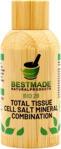 Bestmade Total Tissue Cell Salt Mineral Combination BIO28 - Helps Your Body Absorb and Use Nutrients Increases Energy Levels Helps Improve Sleep Patterns Overall Health and Vitality 350 Pellets
