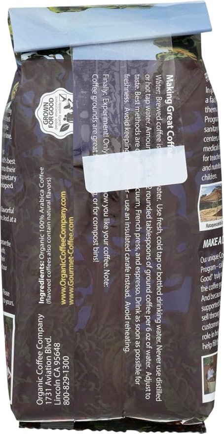 Organic Gorilla Decaf Ground Coffee 12 Ounce -- 6 per case. by Oranic Coffee
