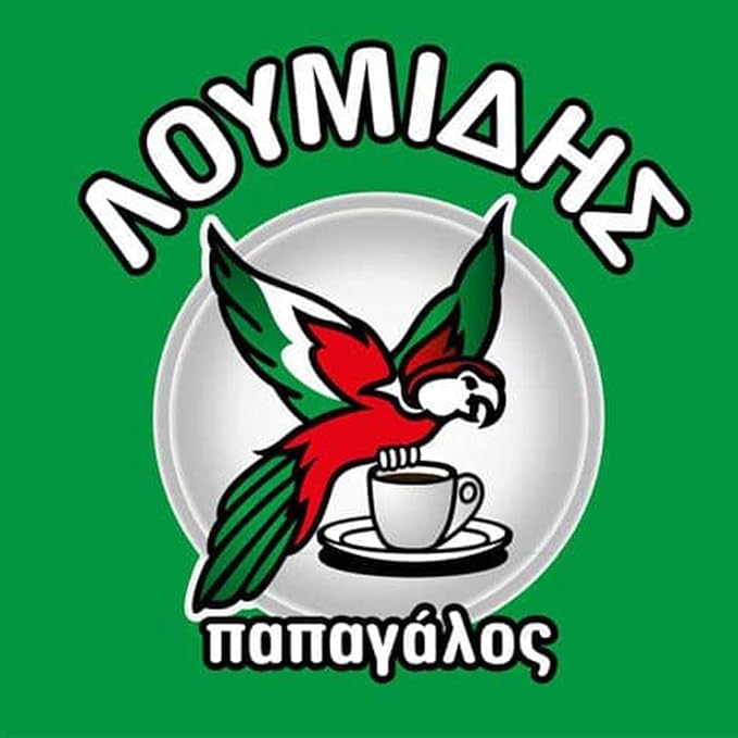 Greek Traditional Coffe Loumidis Papagalos 980gr (2 packs x 490gr)