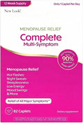 Complete Multi-Symptom Menopause Relief 84 Caplets 12 Week Supply Clinically Proven for Hot Flashes and Night Sweats Drug and Estrogen Free (1 Count (Pack of 82))