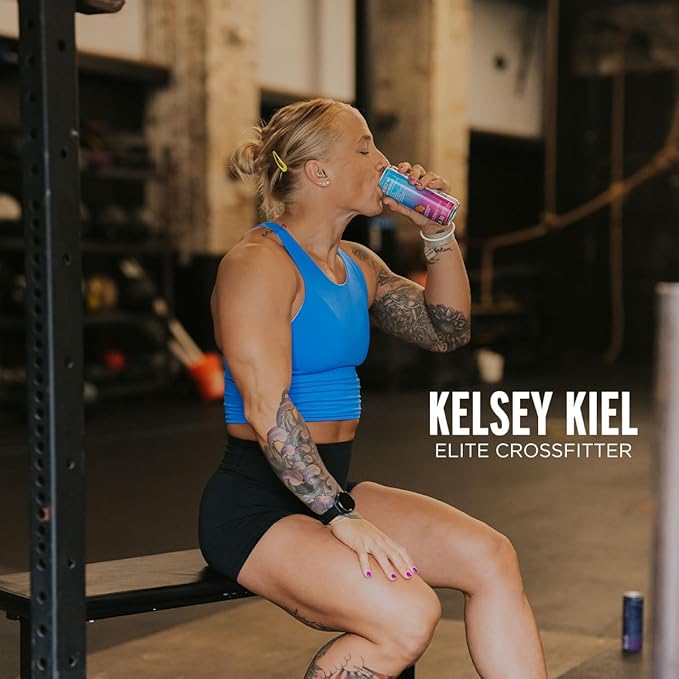 FITAID ENERGY 200mg Natural Caffeine Keto Raspberry Hibiscus Optimum Performance Formula: BCAAs Quercetin Electrolytes Omega-3s 15 calories Paleo Vegan &amp GlutenFree 12 Fl Oz (Pack of 12