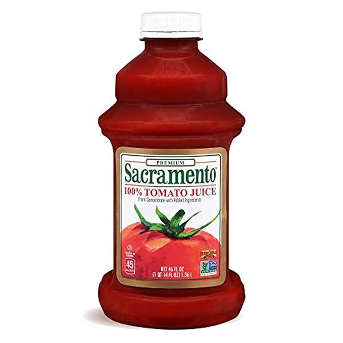 Sacramento Tomato Juice 46oz Bottle (Pack of 8)